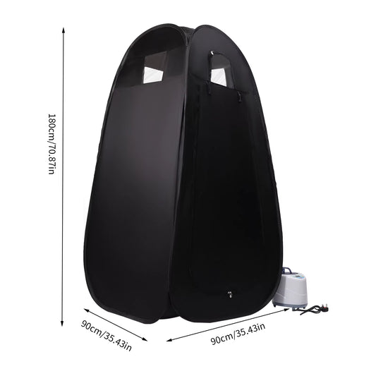 2L 1000W Steam Sauna Portable Spa Room Tent Full Body Therapy Detox Loss Weight