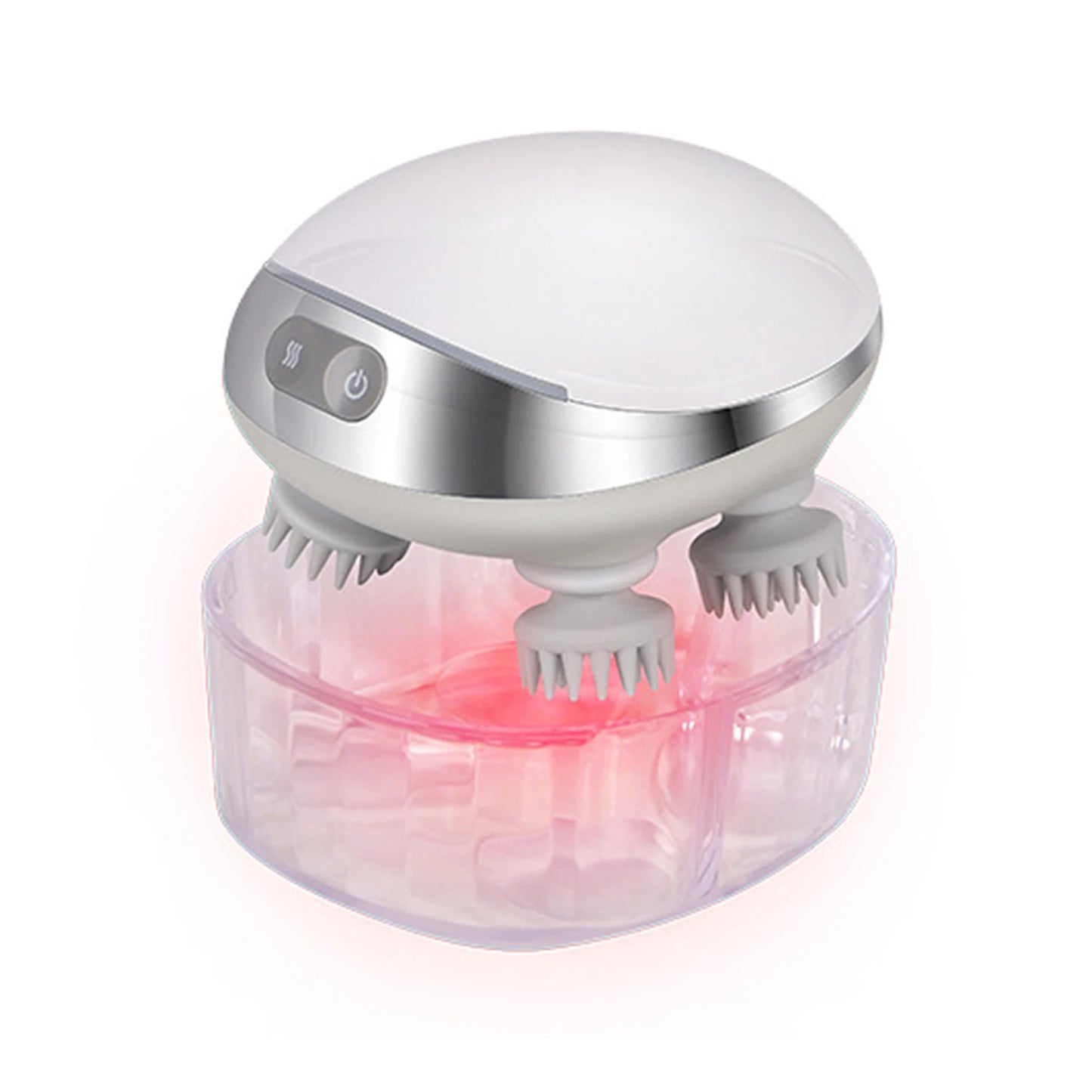 Smart Head Massager with Base Red Light Head Massager for Hair Growth Vibrator Scalp Massage Machine Body Relaxation Treatment