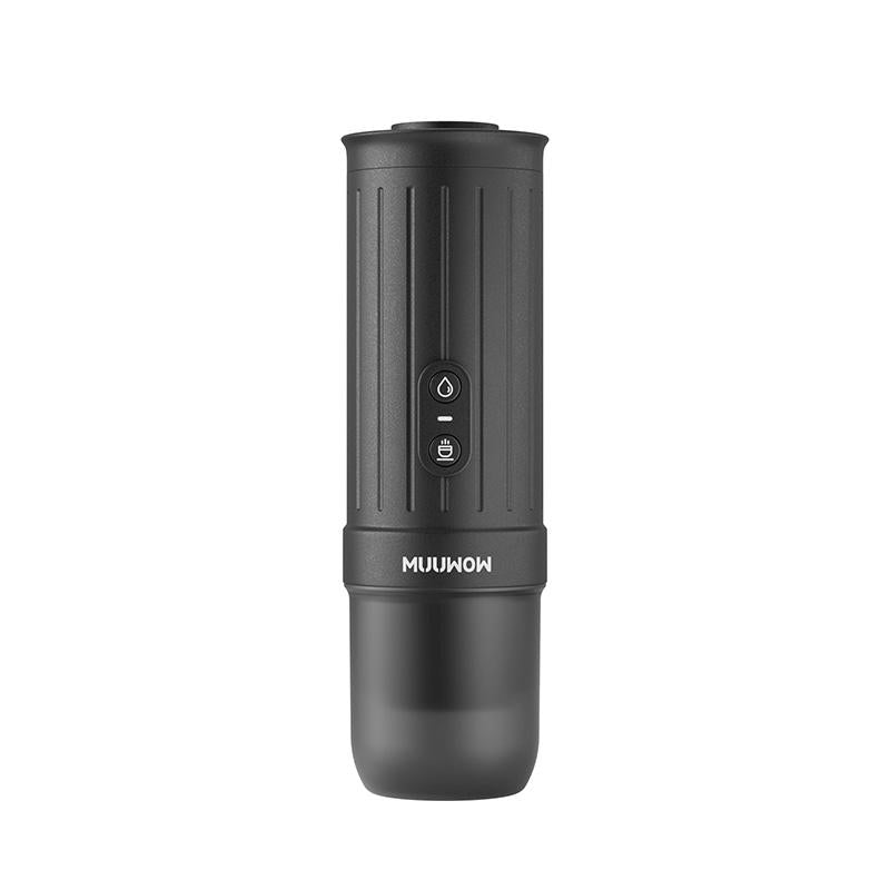 MUUWOW Nano Portable Espresso Maker (Free Grinder) 15Bar Professional High-Pressure Extraction,2-In-1 Brewing Capsules & Ground Coffee,Self-Heating with USB-C 7500Mah Battery,Home & Outdoor