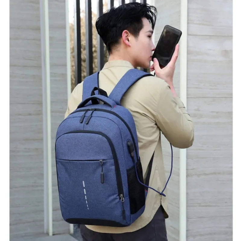 Ultra Lightweight Men'S Waterproof Backpack USB Charging Bagpack Back Bag for Men Backpack Men Stylish Backpack Casual Rucksack