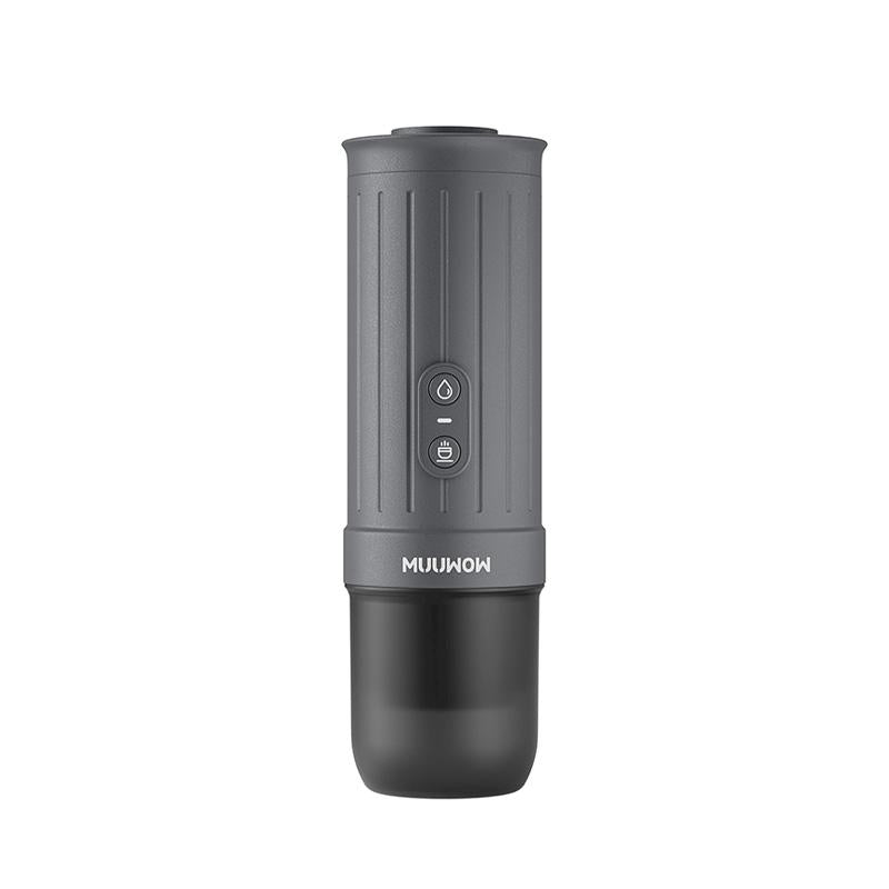 MUUWOW Nano Portable Espresso Maker (Free Grinder) 15Bar Professional High-Pressure Extraction,2-In-1 Brewing Capsules & Ground Coffee,Self-Heating with USB-C 7500Mah Battery,Home & Outdoor