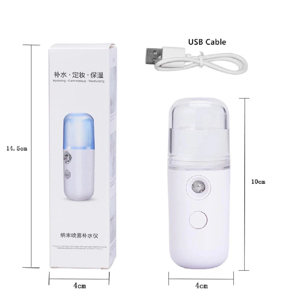 Mist Facial Sprayer, Humidifier, Nebuliser Face Steamer Moisturising Skin Care Tools