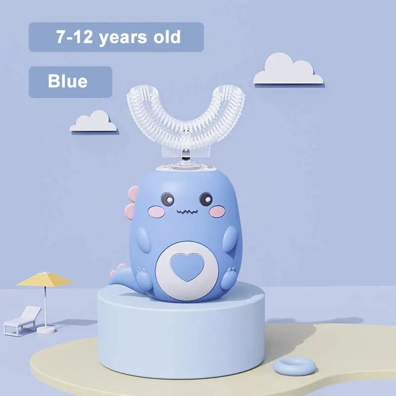 Children's Electric Toothbrush, Smart Children's Toothbrush U-Shaped