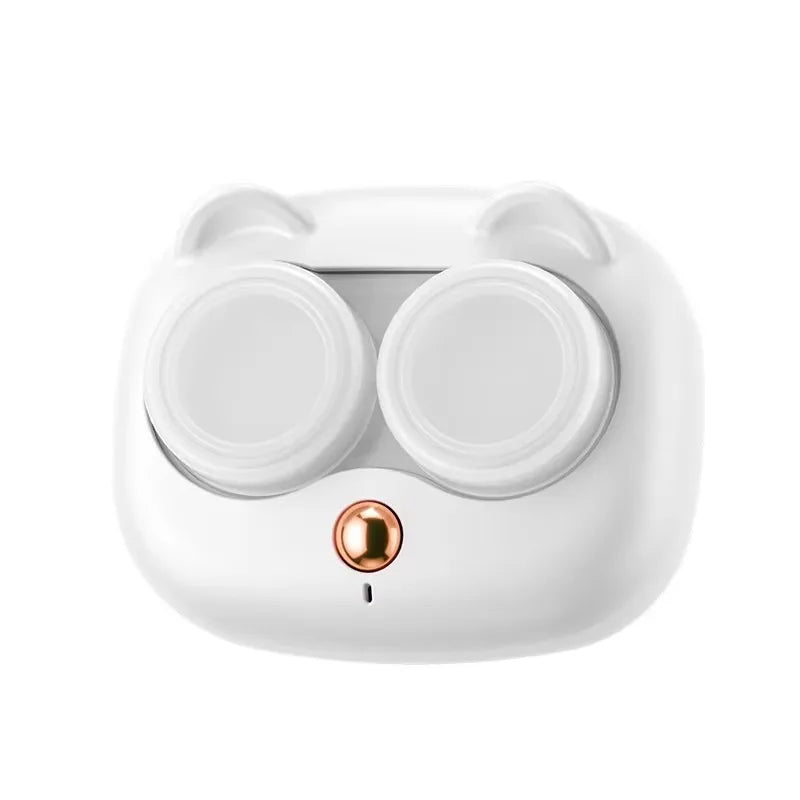 Ultrasonic Contact Lens Cleaner with Removable Box | Portable, Battery-Free Cleaning Machine