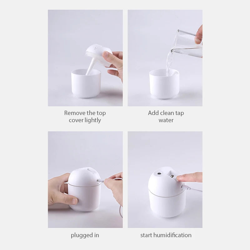 Air Humidifier Home, Nano Nebuliser, Aroma Diffuser, Mist Sprayer Purifier, For Office, Car
