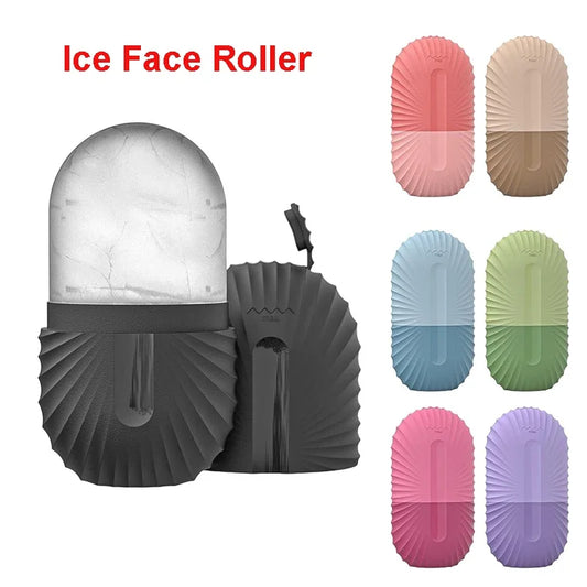 Ice Face Roller Contour, Shrinks Pores, Removes Dark Circles, Skin Massager, Beauty Facial Roller for Eyes Neck, Skin Care Tool