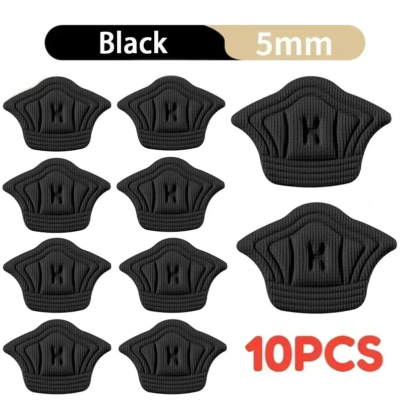 Heel Cushion Pads – Adjustable Shoe Inserts with Soft Comfort & Non-Slip Adhesive (5 Pairs)