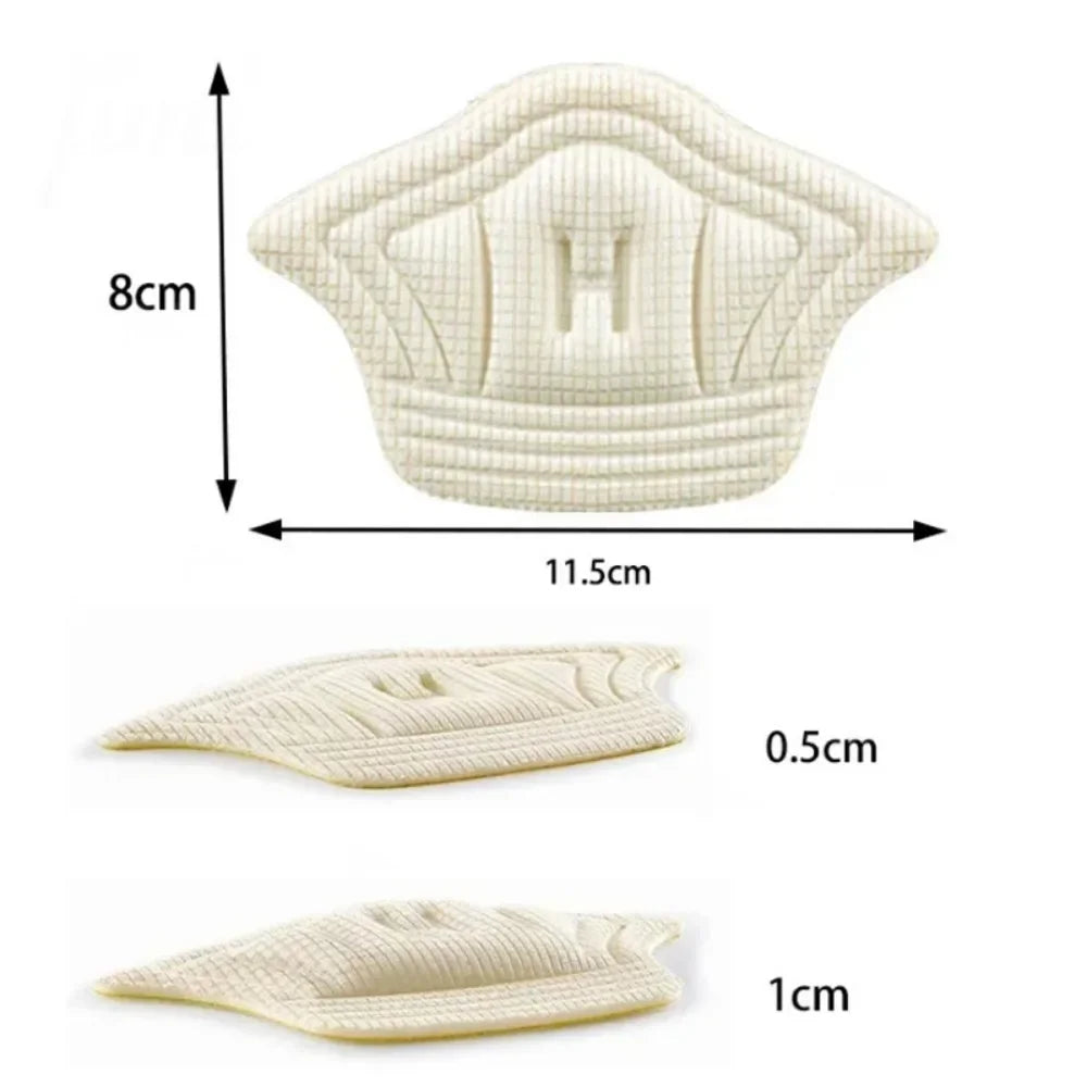 Heel Cushion Pads – Adjustable Shoe Inserts with Soft Comfort & Non-Slip Adhesive (5 Pairs)