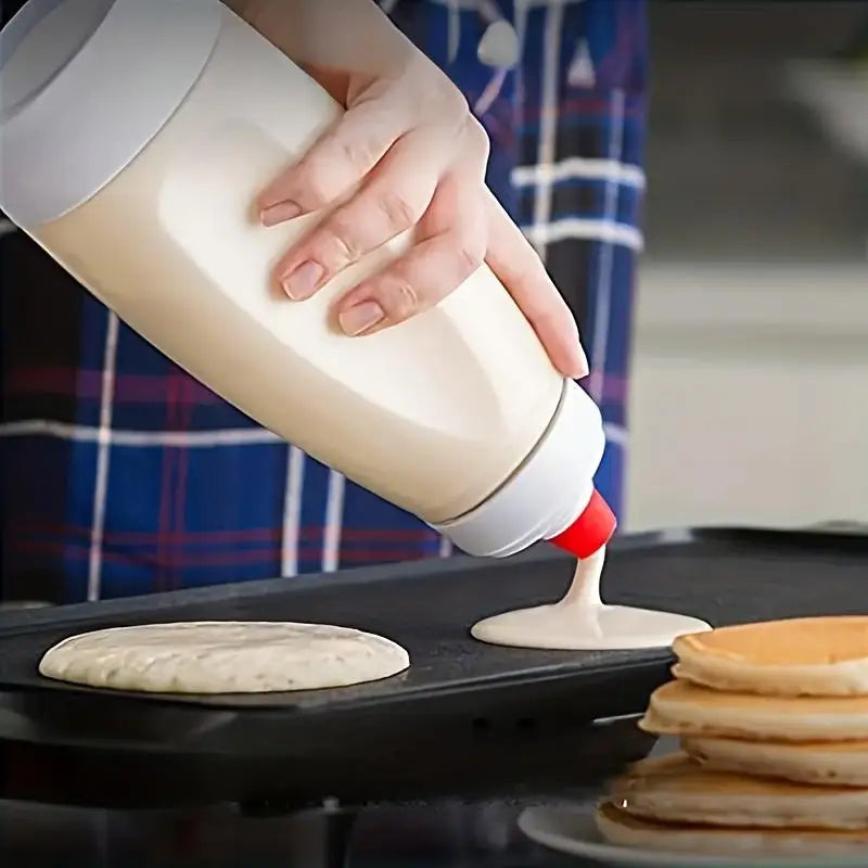 1000ml Batter Mixing Bottle, Waffle Pancake Dispenser, Baking Cooking Tools