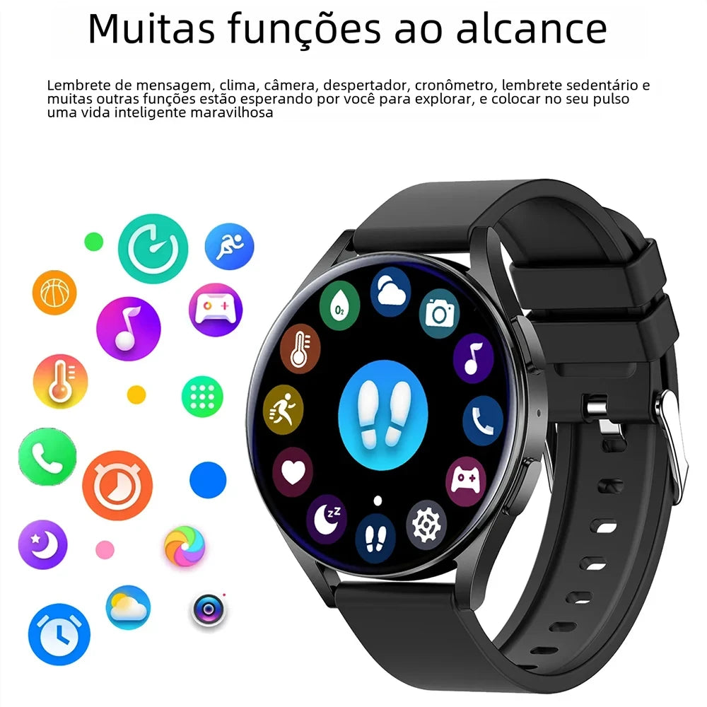 LAXASFIT 2025 New Bluetooth Call Smartwatch 6 Pro Customized Dial For Men & Women, Health Monitor Smartwatch for Android IOS