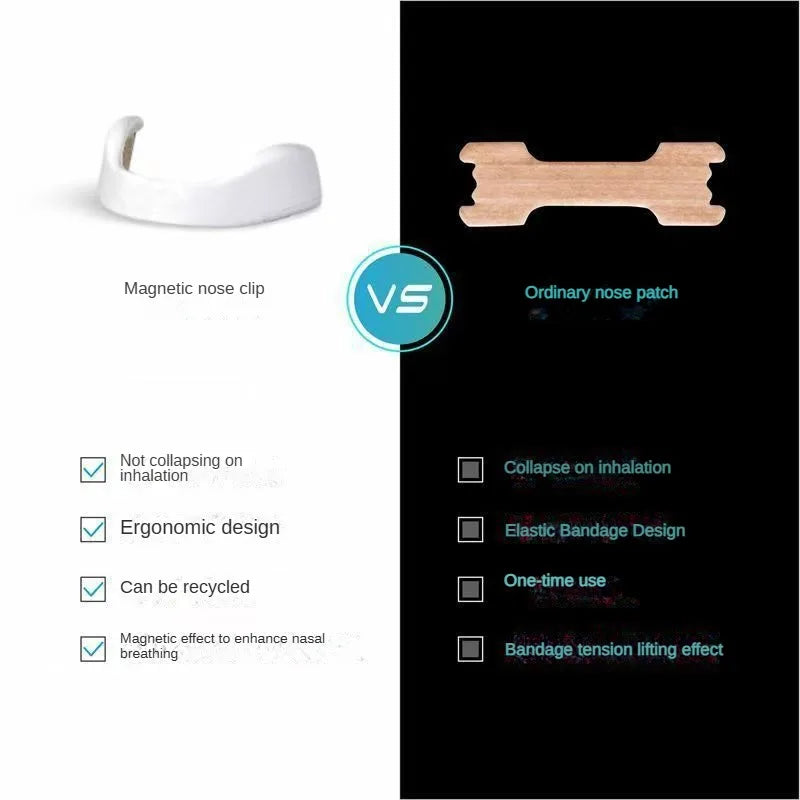Sport Nasal Breathing Dilator Kits Sleep Nasal Strips Nose Breathe Better Sleeping Anti Snoring Magnetic Nose Clip Nasal Strips