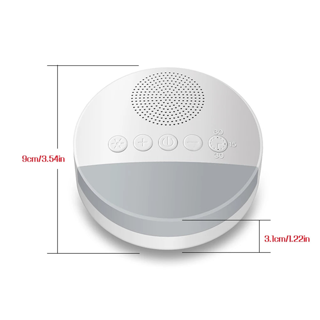 White Noise Machine For Kids USB Rechargeable For Sleep