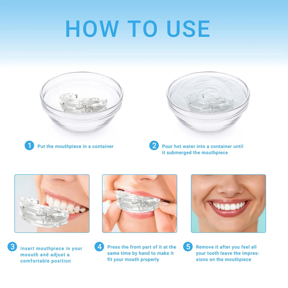 Comfort Mouth Guard β Reusable Bite Guard with Storage Case (Nighttime Protection)