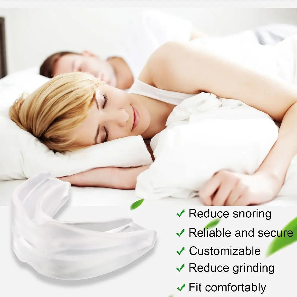 Anti Snoring Devices, Mouth Guard For Clenching Teeth At Night, Teeth Grinding, Bruxism, Teeth Cover, Jaw Forward, Opens Airway