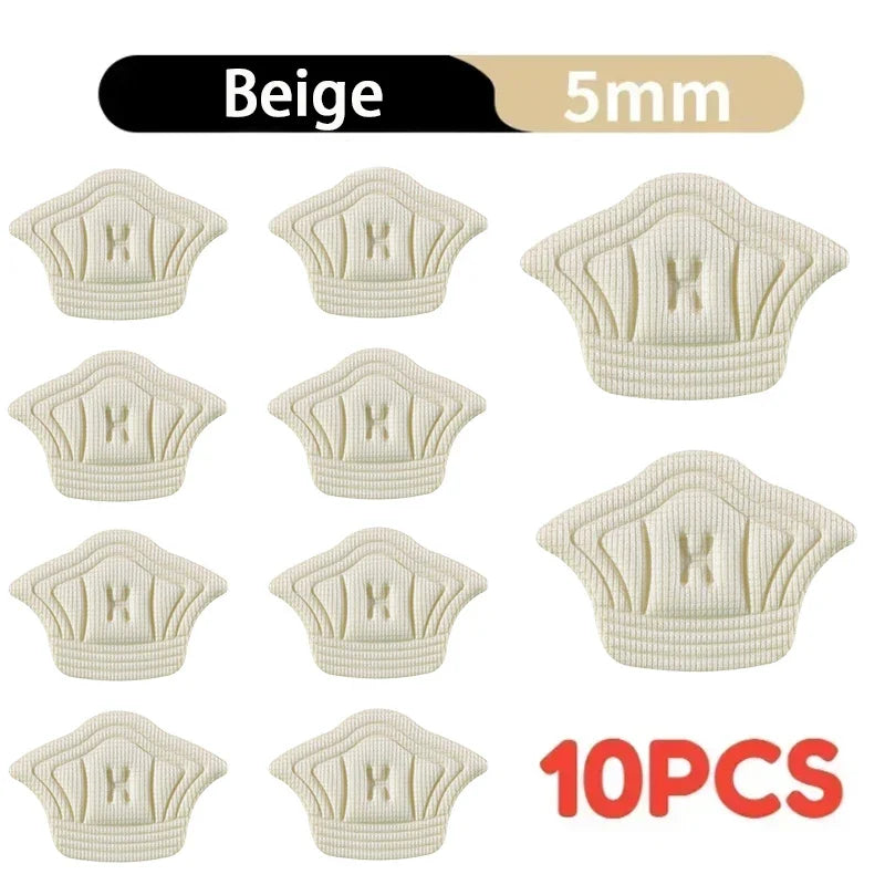 Heel Cushion Pads – Adjustable Shoe Inserts with Soft Comfort & Non-Slip Adhesive (5 Pairs)