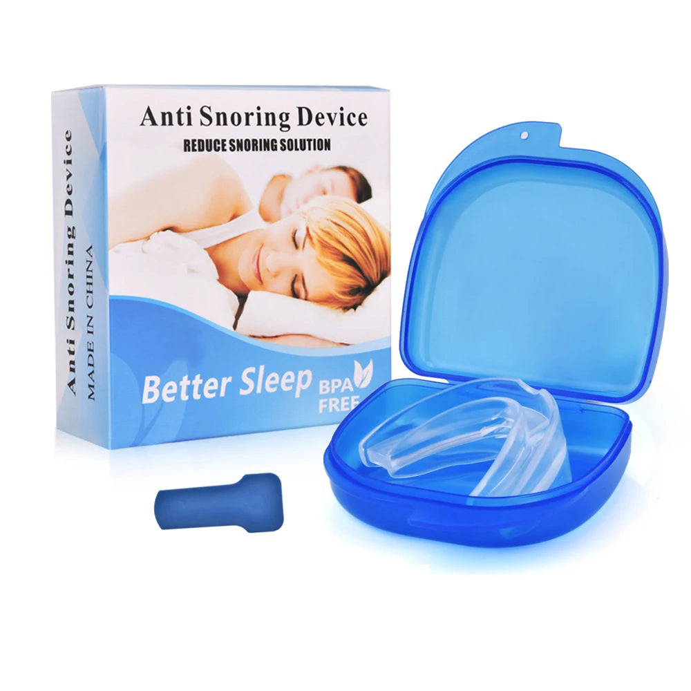 Anti Snoring Devices, Mouth Guard For Clenching Teeth At Night, Teeth Grinding, Bruxism, Teeth Cover, Jaw Forward, Opens Airway