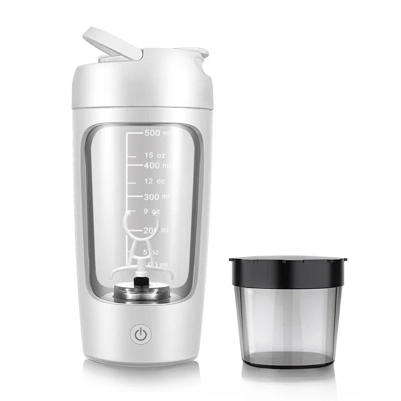 Electric Protein Shaker Bottle, Portable, Rechargeable Blender Cup Automatic Self Stirring Mug