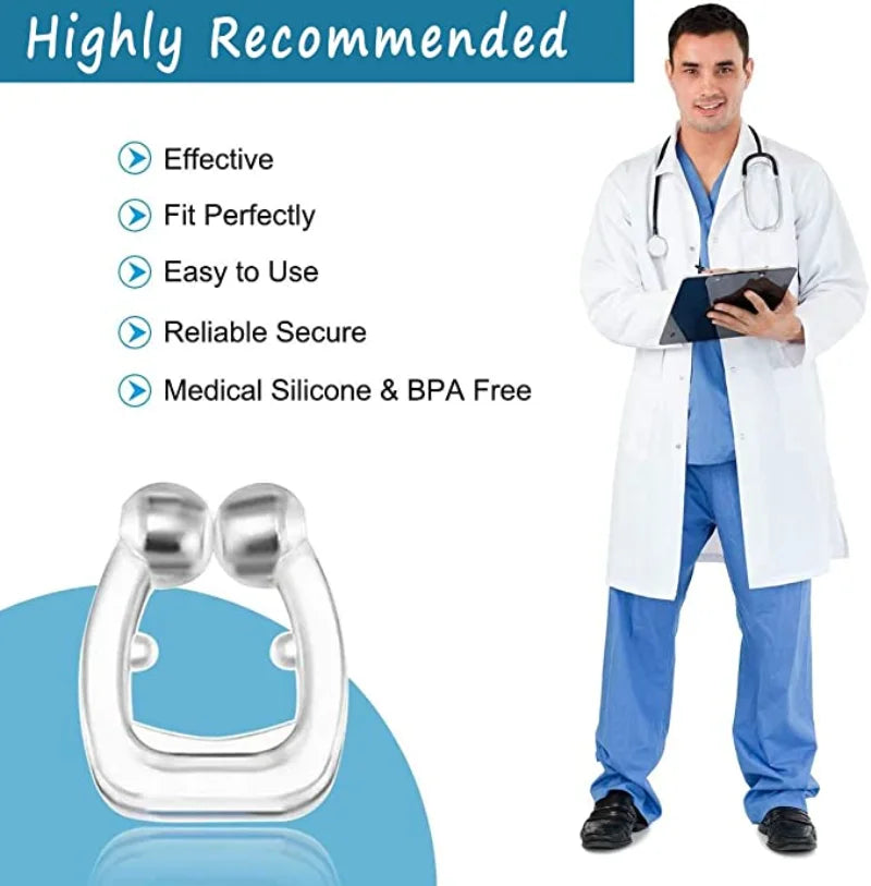 Silicone Magnetic Nose Clips – Comfortable Breathing Clips for Relaxation & Rest