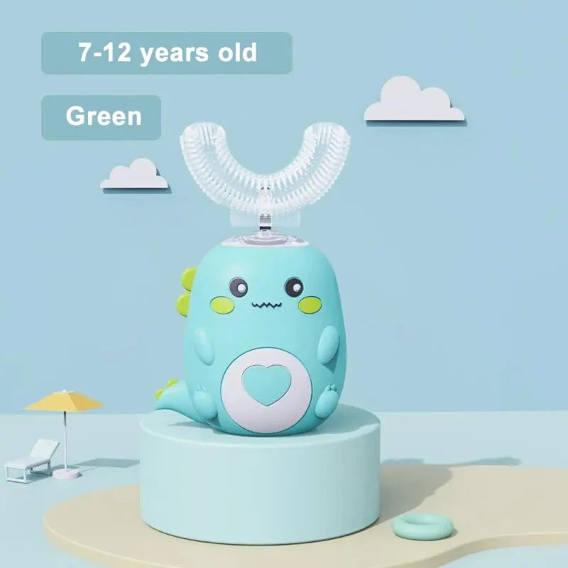 Children's Electric Toothbrush, Smart Children's Toothbrush U-Shaped