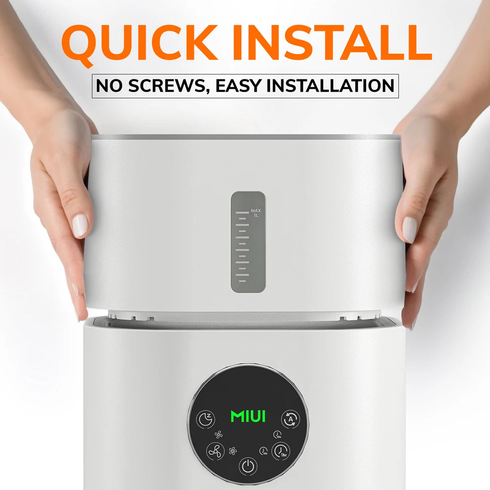 Air Purifier and Humidifier for Home, againts Allergies, Pets Hair, Smoking, Dust