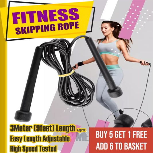 Skipping Rope Exercise Fitness Boxing Jump Speed Workout Adult Kids Gymuk Seller