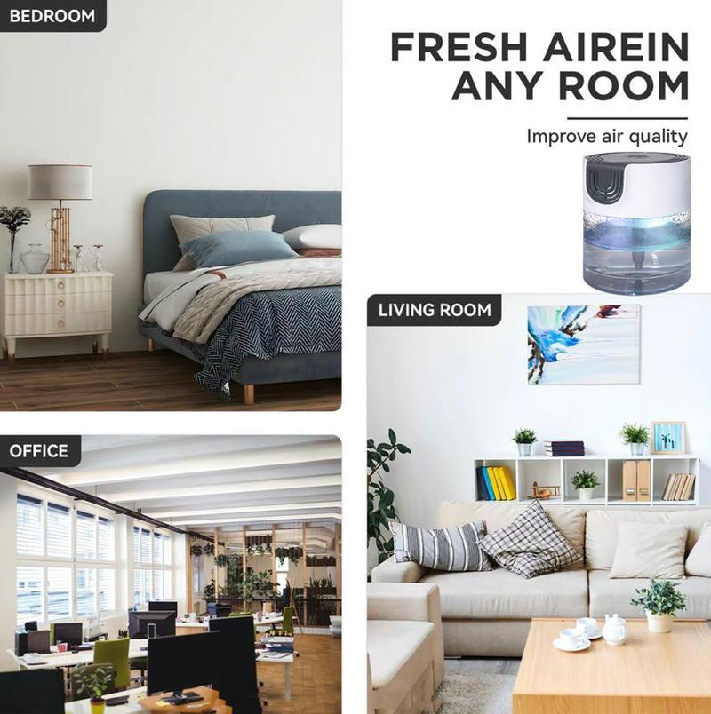 The New Light-Emitting Household Humidifier for Bedrooms and Living Rooms Has a Large Capacity for Adding Water. It Is Easy and Convenient to Operate, with a High-End and Beautiful Appearance Design, and Can Relieve Dryness