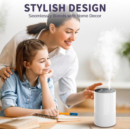 Waterless Diffuser for Essential Oil: Portable Nebulizing Essential Oil Diffuser, Aroma Diffuser for Car, Travel Use, Home
