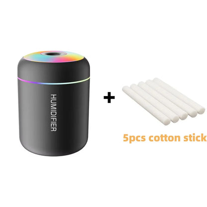 Mini Air Humidifier, Electric Aroma Diffuser, Essential Oil Purifier, Aromatherapy, For Car. Home, Bedroom