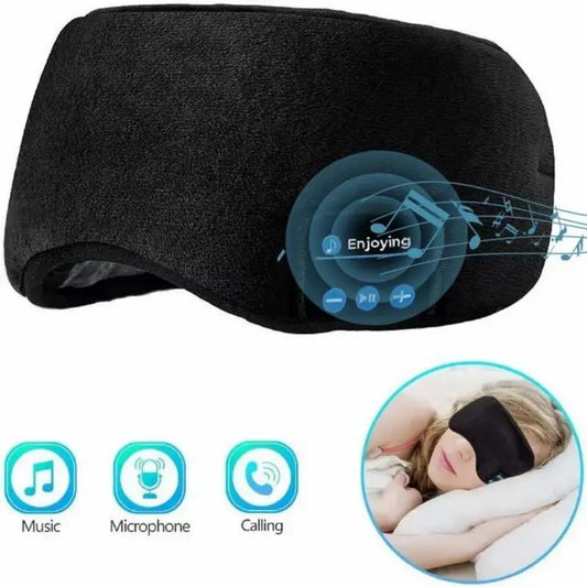 Smart Eye Mask Patch, Bluetooth Wireless Headphone, Sleep Mask Aid, Light-blocking Eye Cover