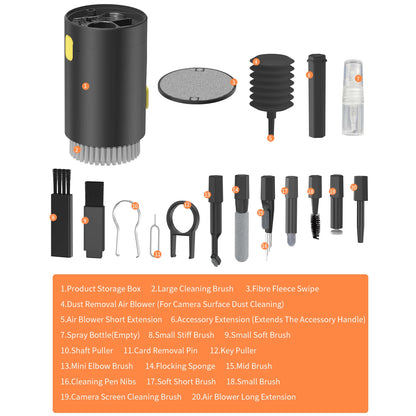 7-in-1 Multi-Function Cleaning Kit | Screen, Keyboard, Earphones & Port Cleaner for Phones & Gadgets