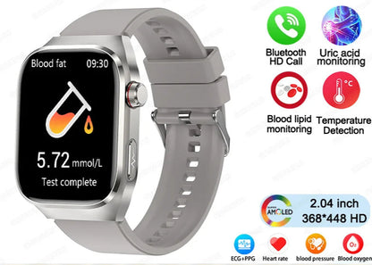 2025 ECG Smart Watch Women & Men | Heart Rate, BT Calls & Health Monitor | Different colours