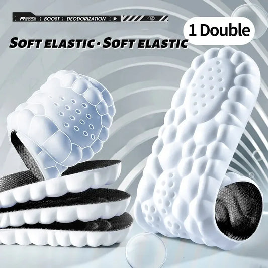 5D Sports Comfort Insoles – Breathable, Soft & Shock-Absorbing Shoe Inserts