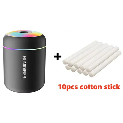 Mini Air Humidifier, Electric Aroma Diffuser, Essential Oil Purifier, Aromatherapy, For Car. Home, Bedroom