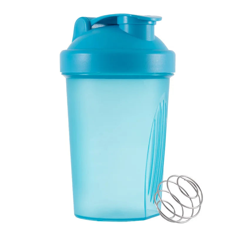 400ML Blender Shaker Bottle with Scale, Protein Shakes, Leakproof, For Workout, Mixing Cup