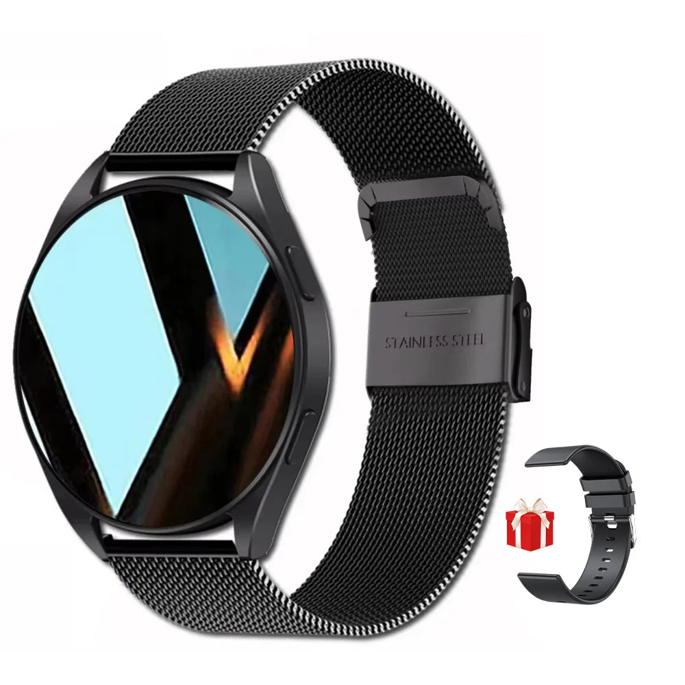 LAXASFIT 2025 New Bluetooth Call Smartwatch 6 Pro Customized Dial For Men & Women, Health Monitor Smartwatch for Android IOS