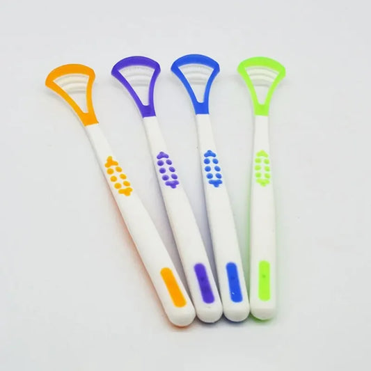 Premium Tongue Scraper & Brush |Fresh Breath & Oral Hygiene Made Easy