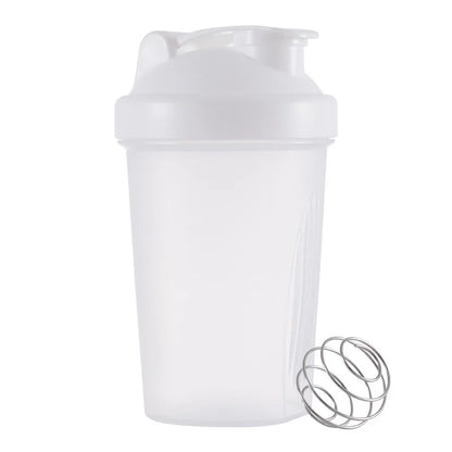 400ML Blender Shaker Bottle with Scale, Protein Shakes, Leakproof, For Workout, Mixing Cup