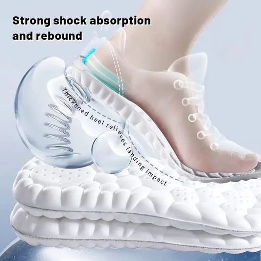 5D Sports Comfort Insoles – Breathable, Soft & Shock-Absorbing Shoe Inserts