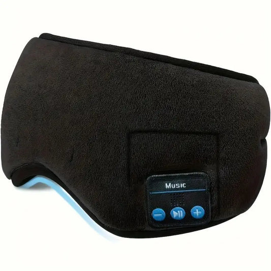 Smart Eye Mask Patch, Bluetooth Wireless Headphone, Sleep Mask Aid, Light-blocking Eye Cover