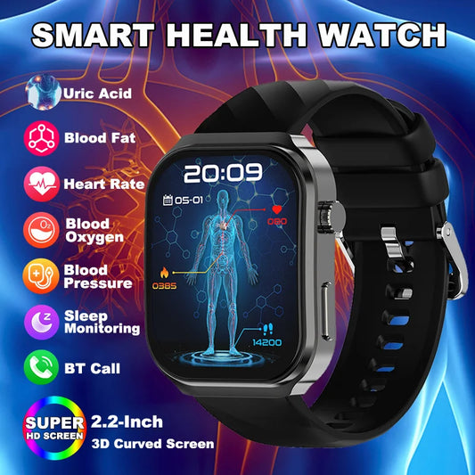 NNEOBA Health Diagnostic Smartwatch Black