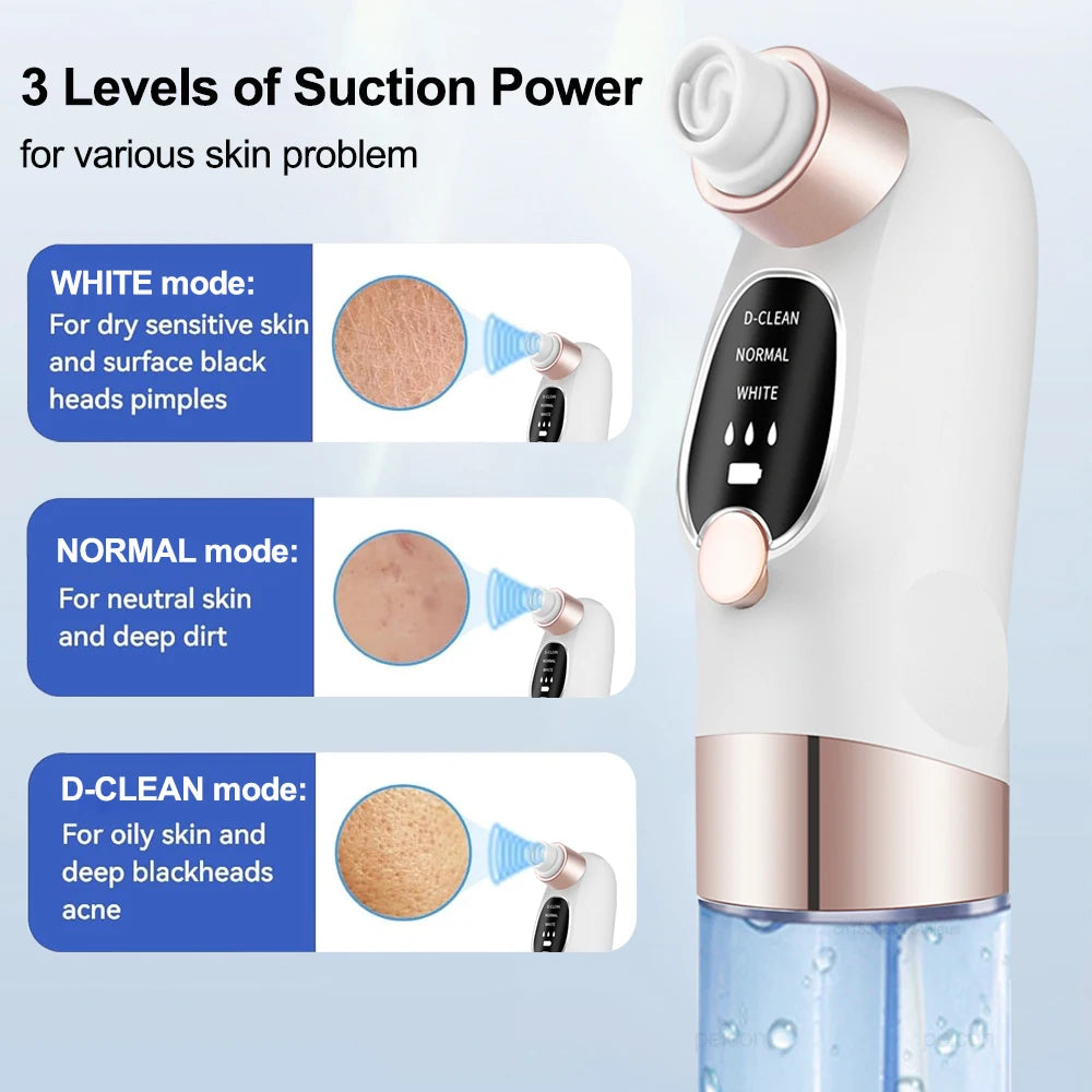 Blackhead Remover Electric BlackHead Extractor Pore Vacuum Cleaner Micro Small Bubble Acne Nose Deep Cleaning Black Head Remover