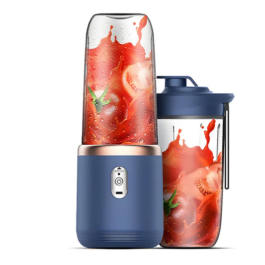 Portable Blender Bottle, Electric 6 Blades Multifunction, Juice Blender, Fresh Juice Smoothie Blender, Ice Crush Cup Food Processor