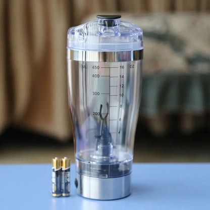 600ml Electric Protein Shake Stirrer USB Shake Bottle Milk Coffee Blender Kettle Sports And Fitness Charging Electric Shaker Cup