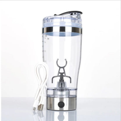 600ml Electric Protein Shake Stirrer USB Shake Bottle Milk Coffee Blender Kettle Sports And Fitness Charging Electric Shaker Cup