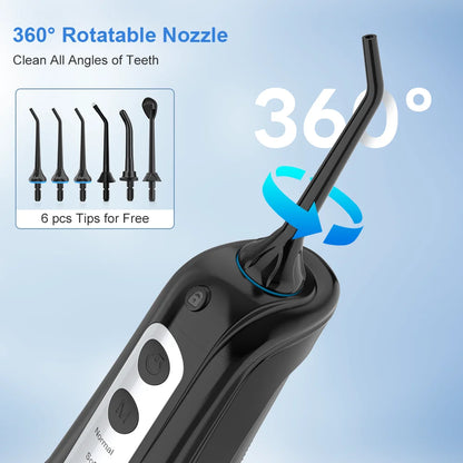 INSMART Oral Irrigator, Dental Water Flosser, Waterproof Portable Dental Water Jet Floss For Teeth Cleaning and Whitening