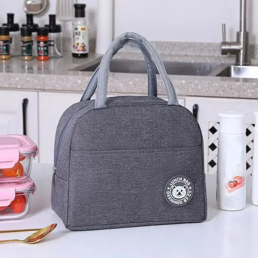 Insulated Lunch Bag, Cooler Bag, Thermal Bag, Portable Ice Pack, Food Container, For Picnic