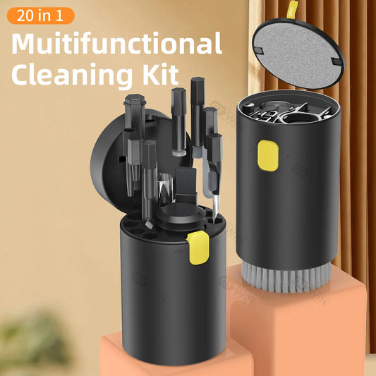 7-in-1 Multi-Function Cleaning Kit | Screen, Keyboard, Earphones & Port Cleaner for Phones & Gadgets