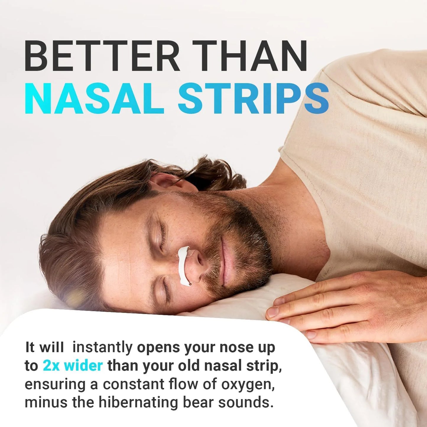 Magnetic Nose Dilator, Anti Snoring Nose Patch, Easy Breath Device
