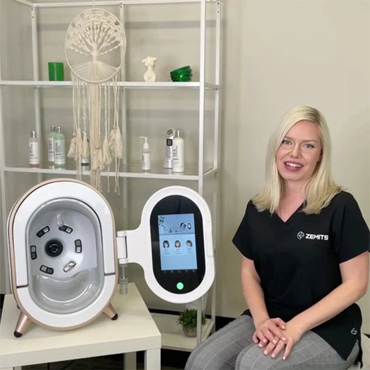 Facial Skin Analysis System, M9 Magic Mirror Machine, Facial Tester, 4D Camera Analyser for Skin