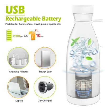 Multi-Functional Mini Juicer, Portable Juice Cup, Blender Bottle, USB Rechargeable